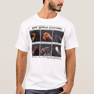 Camiseta Ilustração de Novas Vulturas do Mundo