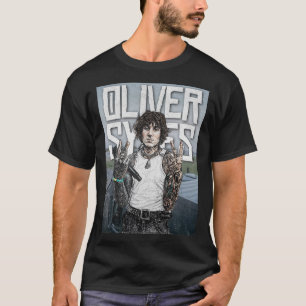 Camiseta Ilustração de Oliver Sykes – Retrato de Estrela do