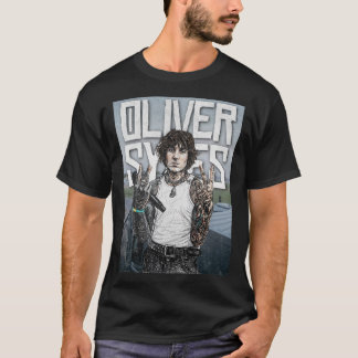 Camiseta Ilustração de Oliver Sykes – Retrato de Estrela do