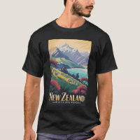 Ilustração de ovelha da Nova Zelândia, arte de via