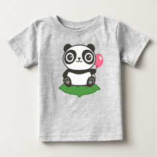 Camiseta Ilustração de Panda Bonita