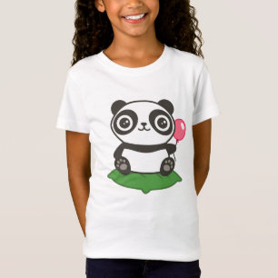 Camiseta Ilustração de Panda Bonita
