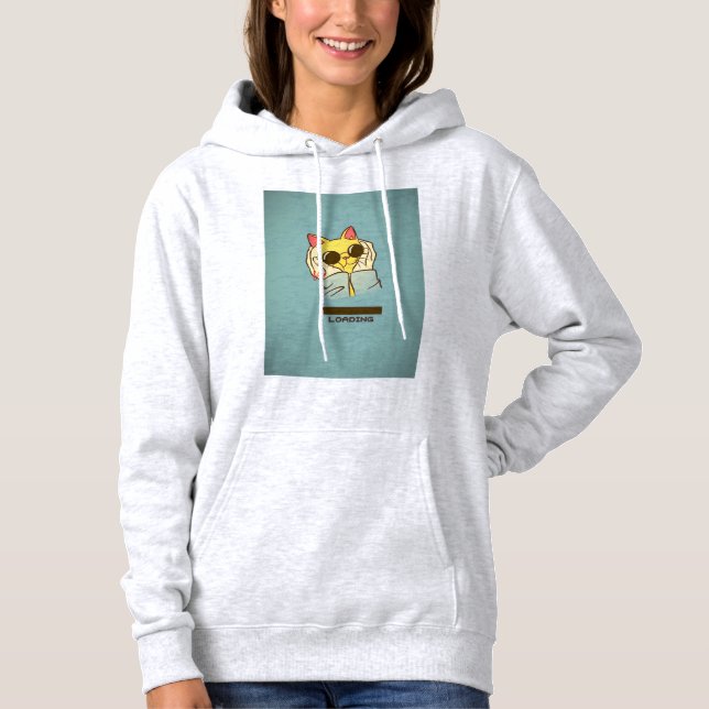 Camiseta Ilustração de panda design de capuz (Frente)