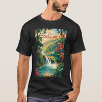 Ilustração de Papagaio da Costa Rica Arte de Viage