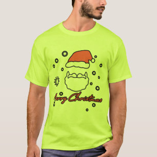 Camiseta ilustração de Papais noeis com aparência de des