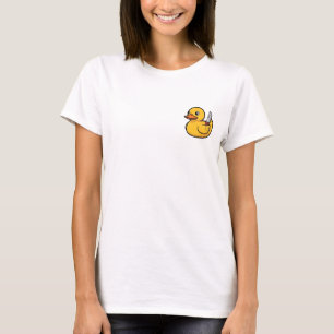 Camiseta Ilustração de Pato de Borracha Travesso