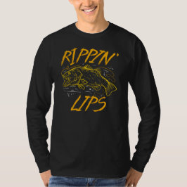 Camiseta Ilustração de Peixe de Lábios Rippin com Gancho