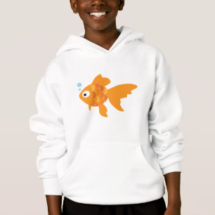 Camiseta Ilustração de Peixe Dourada Amigável