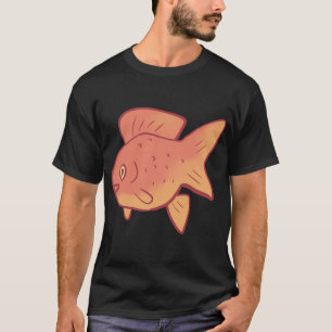 Camiseta Ilustração de peixe dourado