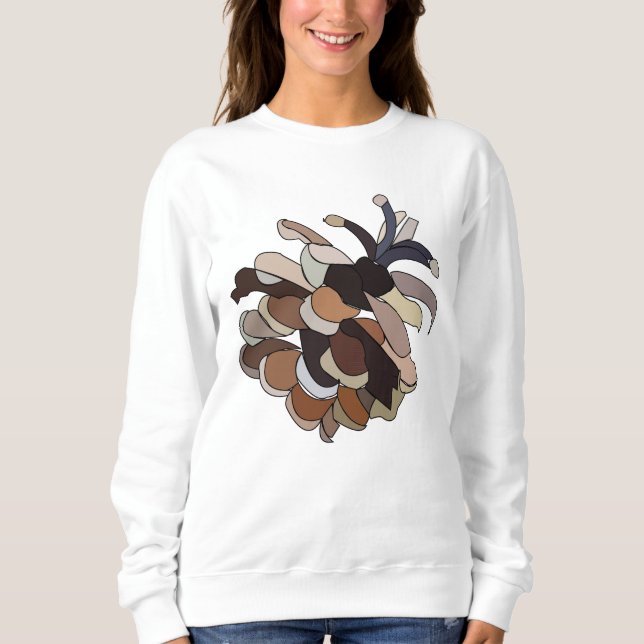 Camiseta Ilustração de Pinha (Frente)
