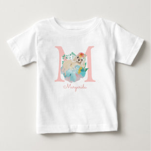 Camiseta Ilustração De Pompa Bonita Monograma Doce
