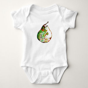 Camiseta Ilustração de pop de de fruta de pintura de pera