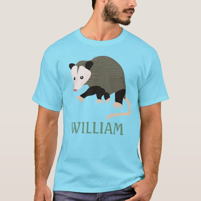 Camiseta Ilustração de Posso de Cuta Personalizada (Frente)