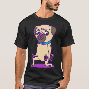 Camiseta Ilustração de Pug