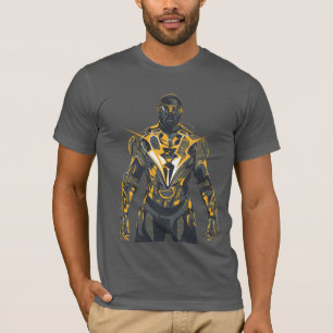 Camiseta Ilustração de Raio Preto