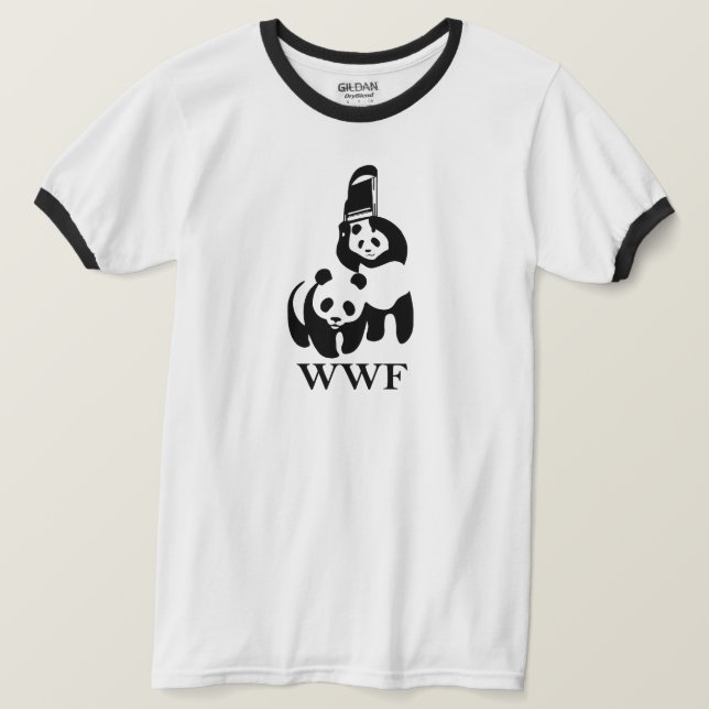 Camiseta Ilustração de Rato Gângster de Desenho Animado (Frente do Design)