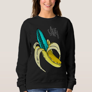 Camiseta Ilustração de Roupa de Banana Sarcástica Desenho G