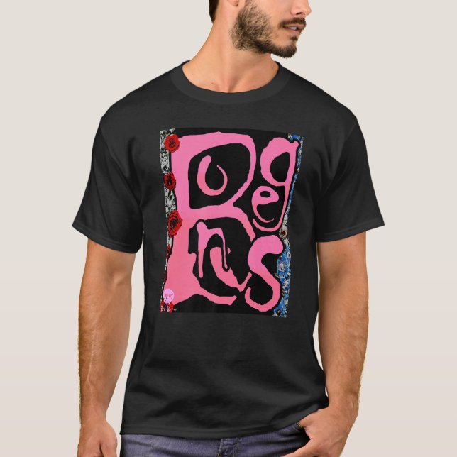 Camiseta Ilustração de Script do Eccentric Kooky Bong Bones (Frente)