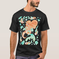 Ilustração de Sereia Carpa Koi