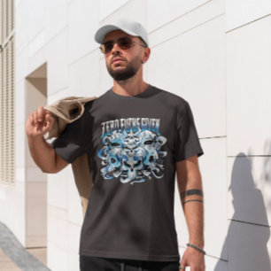 Camiseta Ilustração de Skulls Irritados