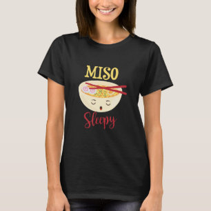 Camiseta ilustração de sushi asiática comendo design