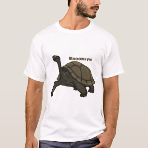 Camiseta Ilustração de tartaruga terrestre das Galápagos
