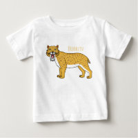 Ilustração de tigre com dentes de Saber