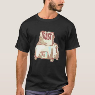 Camiseta Ilustração de Torrada e Torradeira