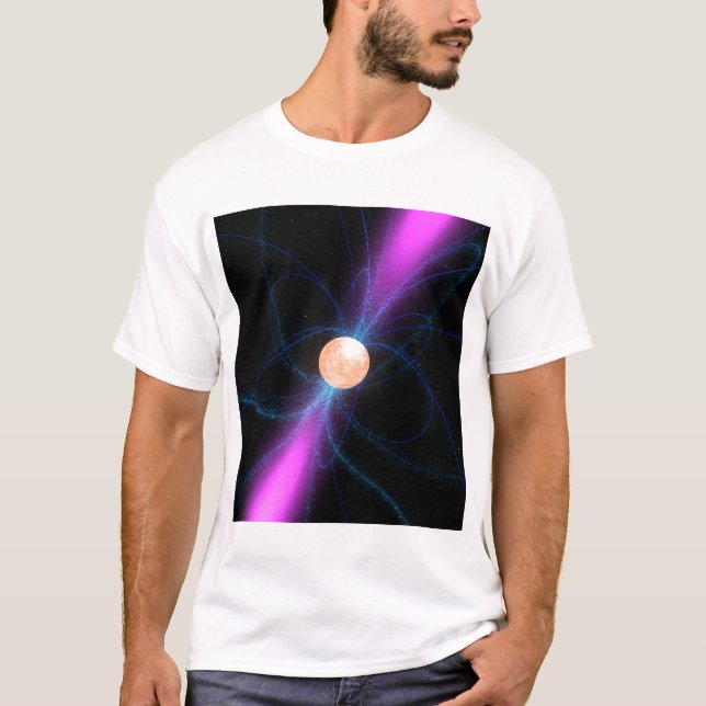 Camiseta Ilustração de um pulsar 2 (Frente)