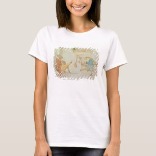 Camiseta Ilustração 'de um sapo que um Go de corte
