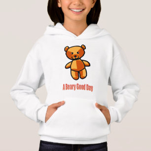 Camiseta Ilustração de Urso de Pelúcia de Desenho Animado F