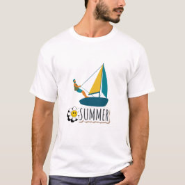 Camiseta Ilustração de Verão