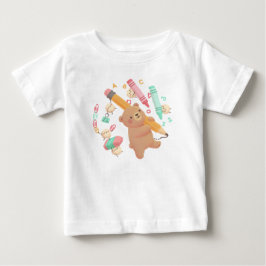Camiseta Ilustração de volta às aulas do Teddy