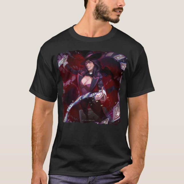 Camiseta Ilustração de Zatanna em Crise Infinita (Frente)