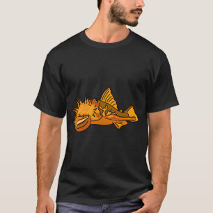Camiseta Ilustração Divertida de Bristlenos Pleco