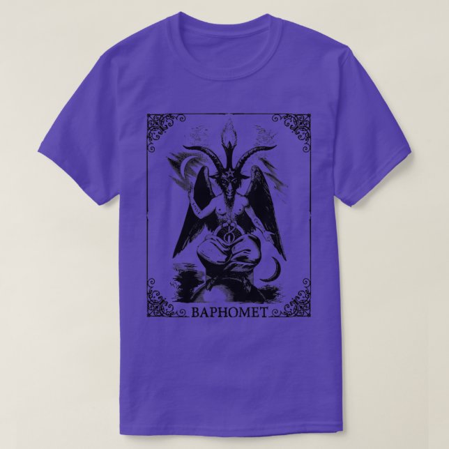 Camiseta Ilustração do Baphomet (Frente do Design)