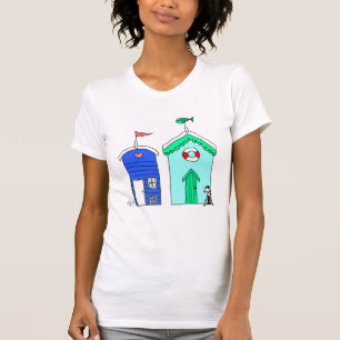 Camiseta Ilustração do Beach Huts 2