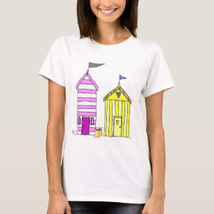 Camiseta Ilustração do Beach Huts 3
