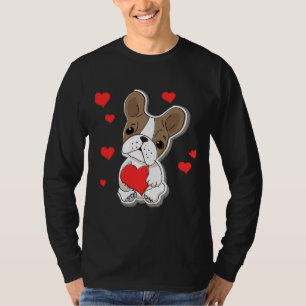 Camiseta Ilustração do Bulldog Francês Engraçado