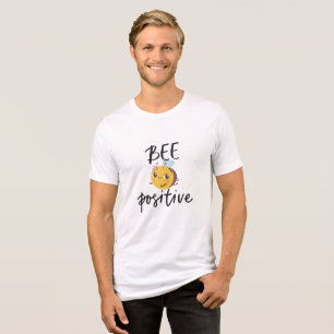 Camiseta Ilustração do Bumblebee Cute Positivo das Abelhas