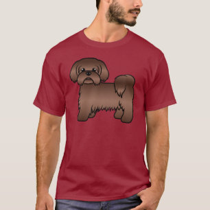 Camiseta Ilustração do Cão de Cartoon Gelado de Fígado