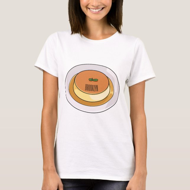 Camiseta ilustração do caramelo do creme (Frente)