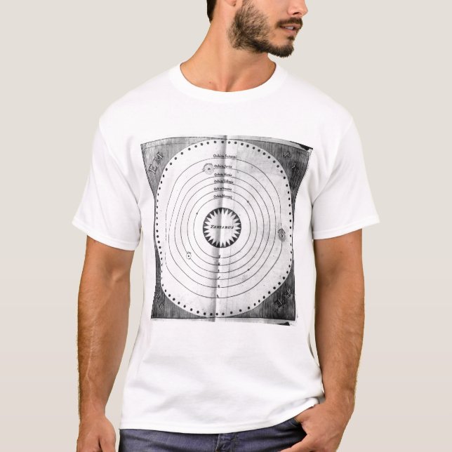 Camiseta Ilustração do cosmos (Frente)