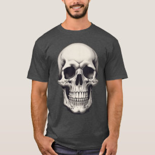 Camiseta Ilustração do crânio