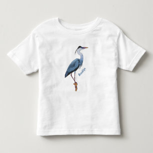 Camiseta ilustração do desenho animado azul-excelente