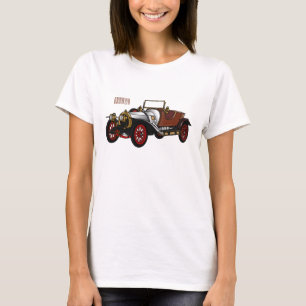Camiseta Ilustração do desenho animado Classic car 1920