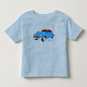 Camiseta Ilustração do desenho animado Classic car 1948