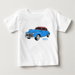 Camiseta Ilustração do desenho animado Classic car 1948
