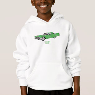 Camiseta Ilustração do desenho animado Classic car 1959