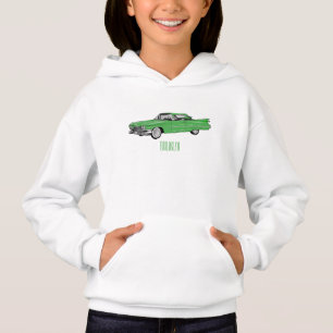 Camiseta Ilustração do desenho animado Classic car 1959